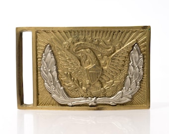 Placa de cinturón de espada modelo 1851, oficial de la Unión, Guerra Civil, siglo XIX