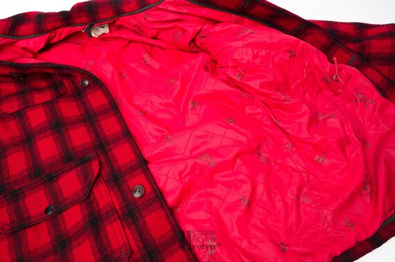 Vintage Woolrich Hunting Jacket, Wool, Red, Plaid - image 8