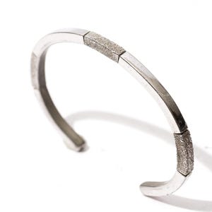 Vintage Sterling Silver Cuff Bracelet, Signed Avedon