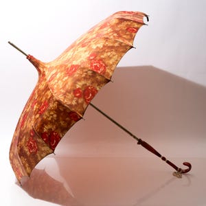 Vintage PJK Umbrella Vintage PJK Barbie Pink White Parasol Umbrella In Original  main image 4