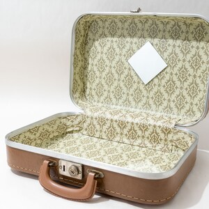 Vintage Travel Case, Suitcase, Small, Brown