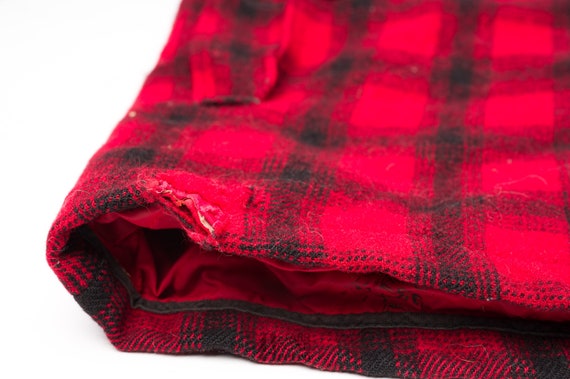 Vintage Woolrich Hunting Jacket, Wool, Red, Plaid - image 7