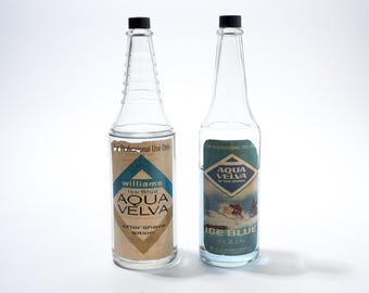 Vintage Aqua Velva After Shave, Friseur, professionelle Flaschen, separat erhältlich
