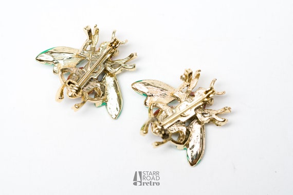 Pair of Bug Brooches, Vintage, Scatter Pins - image 9