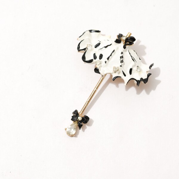 Vintage Umbrella Brooch, BSK, My Fair Lady