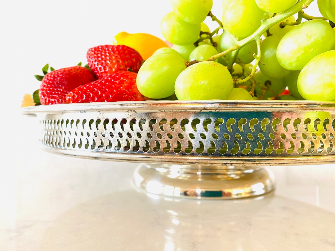 Silverplate Lazy Susan Set Shiny Classic Elegant Etsy