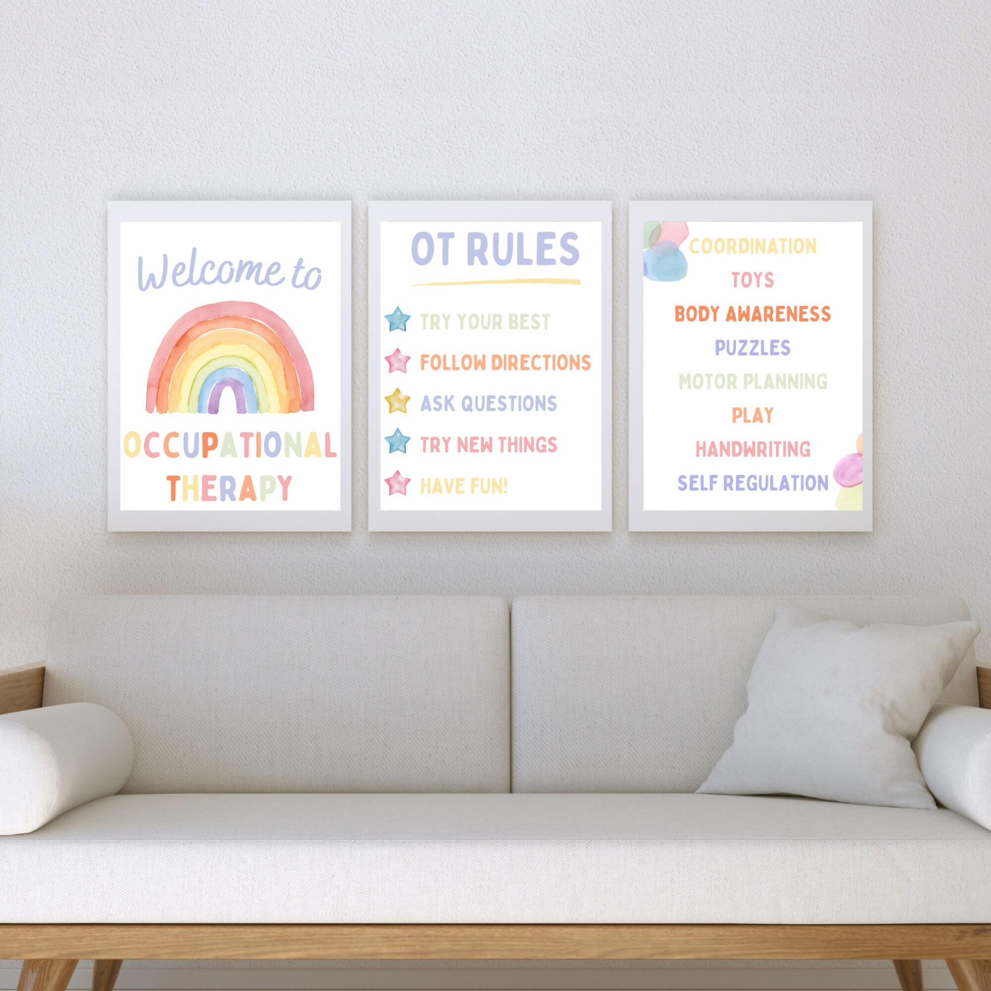 Occupational Therapy Poster Bundle 4 Occupational Therapy - Etsy
