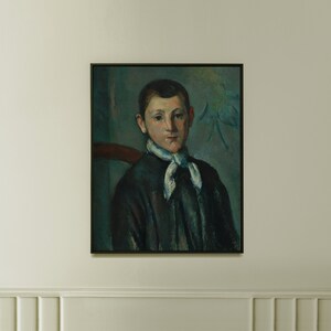 Ein Junge in Blau