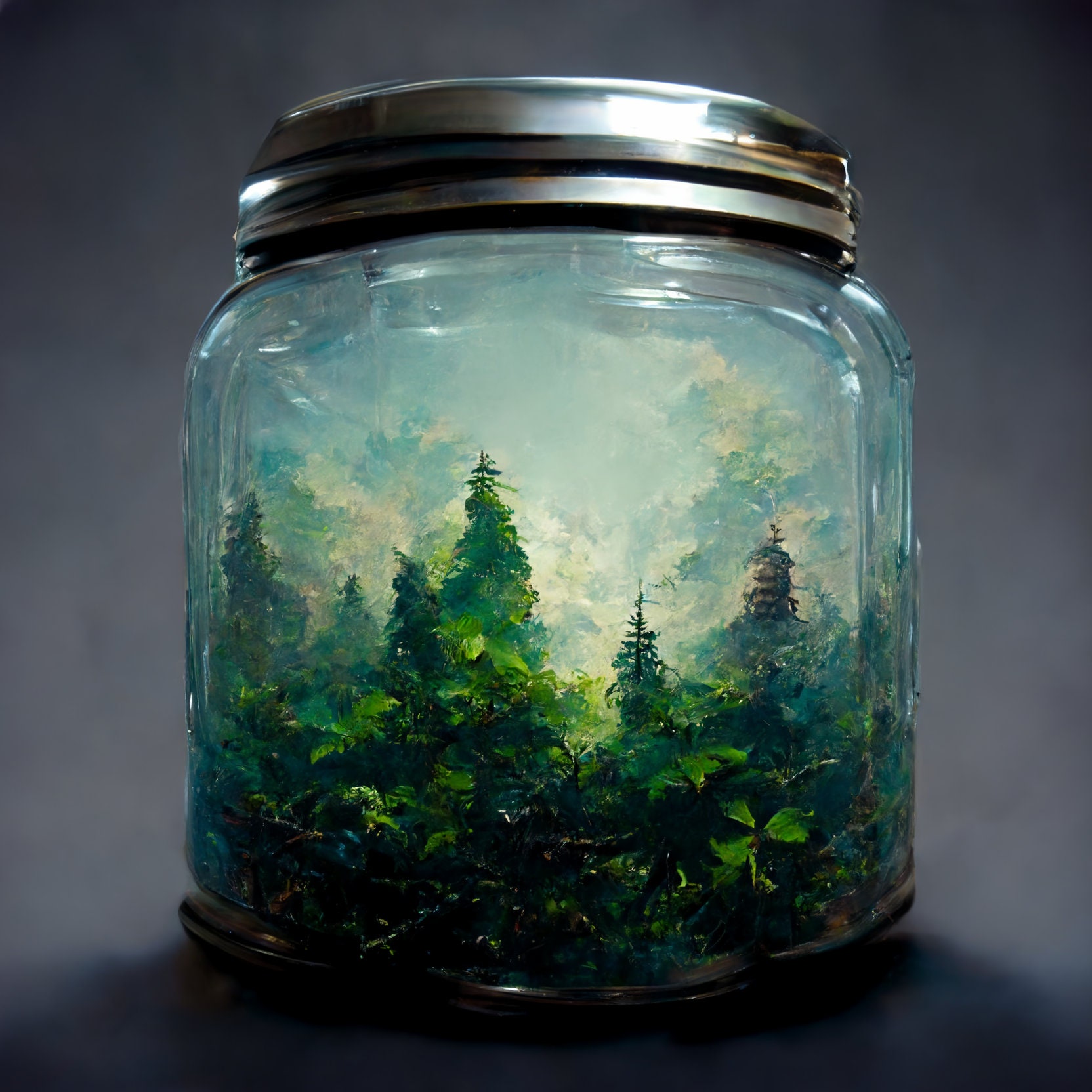 Things in Jars Custom AI Art - Etsy