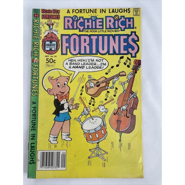 Harvey Comics -  Rich Fortunes - Sept 1981 #58 - Newsstand