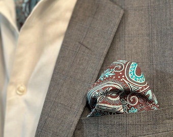 Handmade Paisley Tana Lawn Cotton Cravat: Silky Touch Scarf