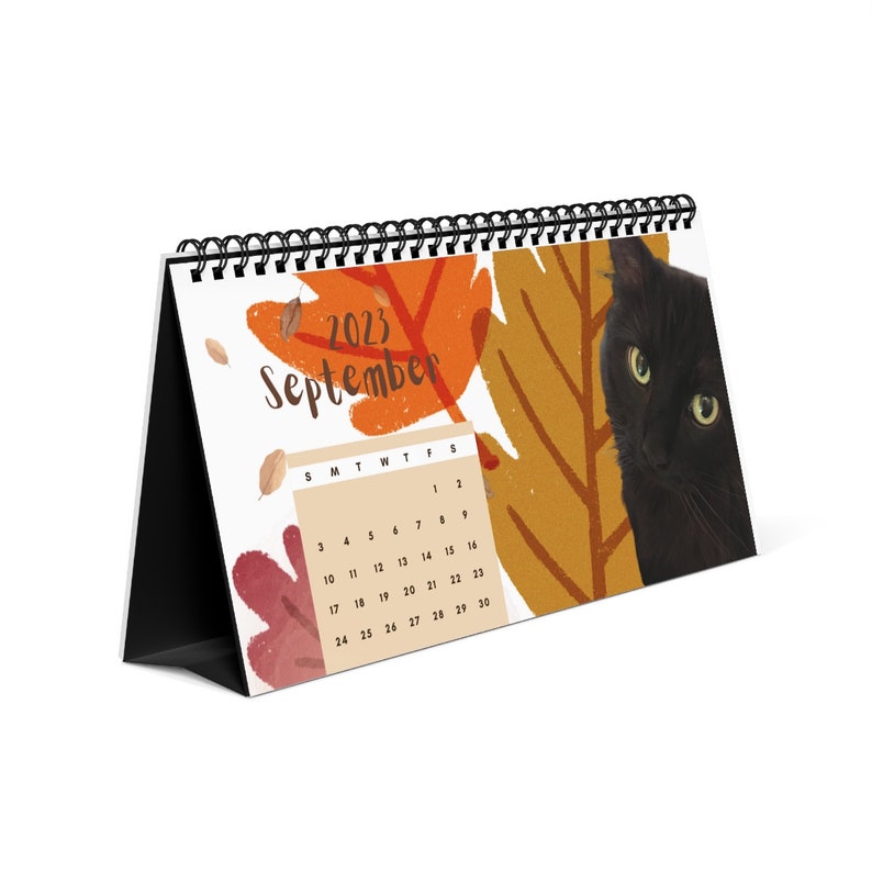 2023 Cat Desk Calendar Cat Lovers for Home or Work Desk 12 Etsy Ireland
