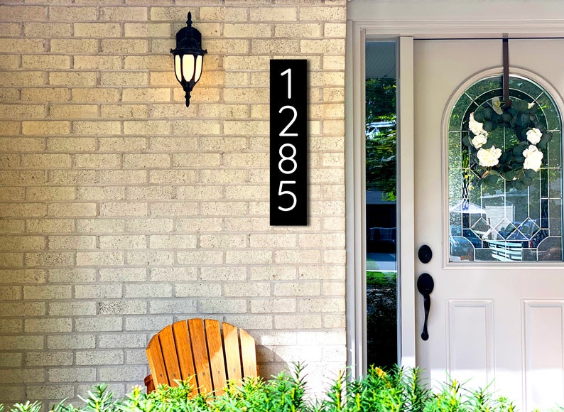 House Numbers Address Sign House Number Plaques Housewarming Gift Idea