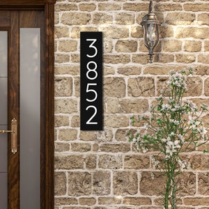 House numbers | Address sign | House number plaques | Housewarming gift idea | Outdoor house number signs