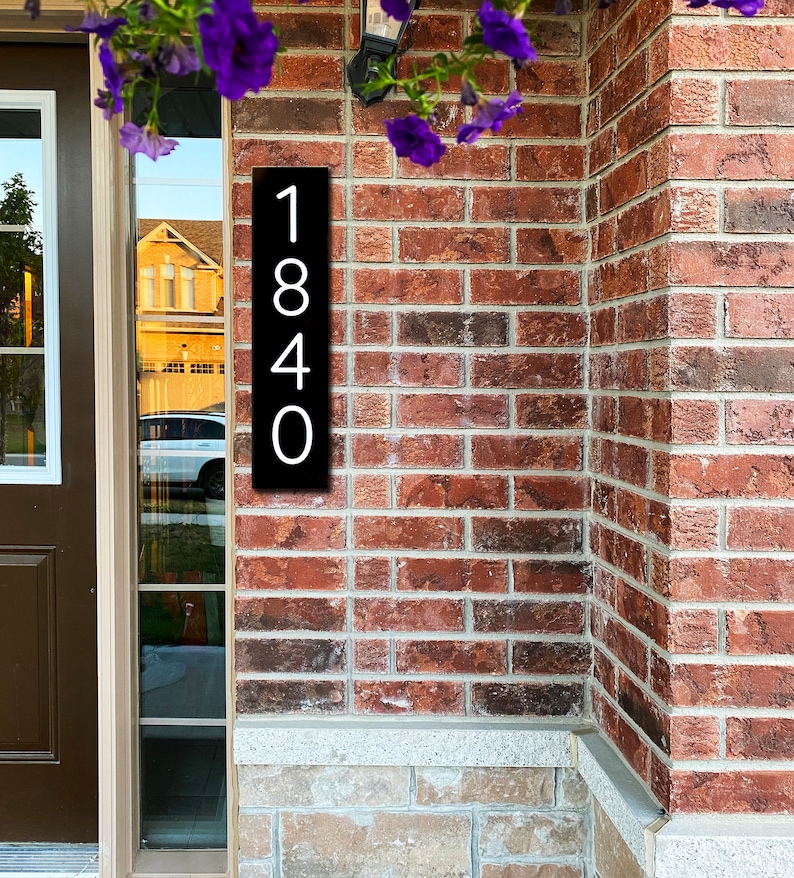 House Numbers Address Sign House Number Plaques Housewarming Gift Idea