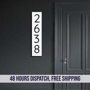 House numbers | Address sign | House number plaques | Housewarming gift idea | Outdoor house number signs