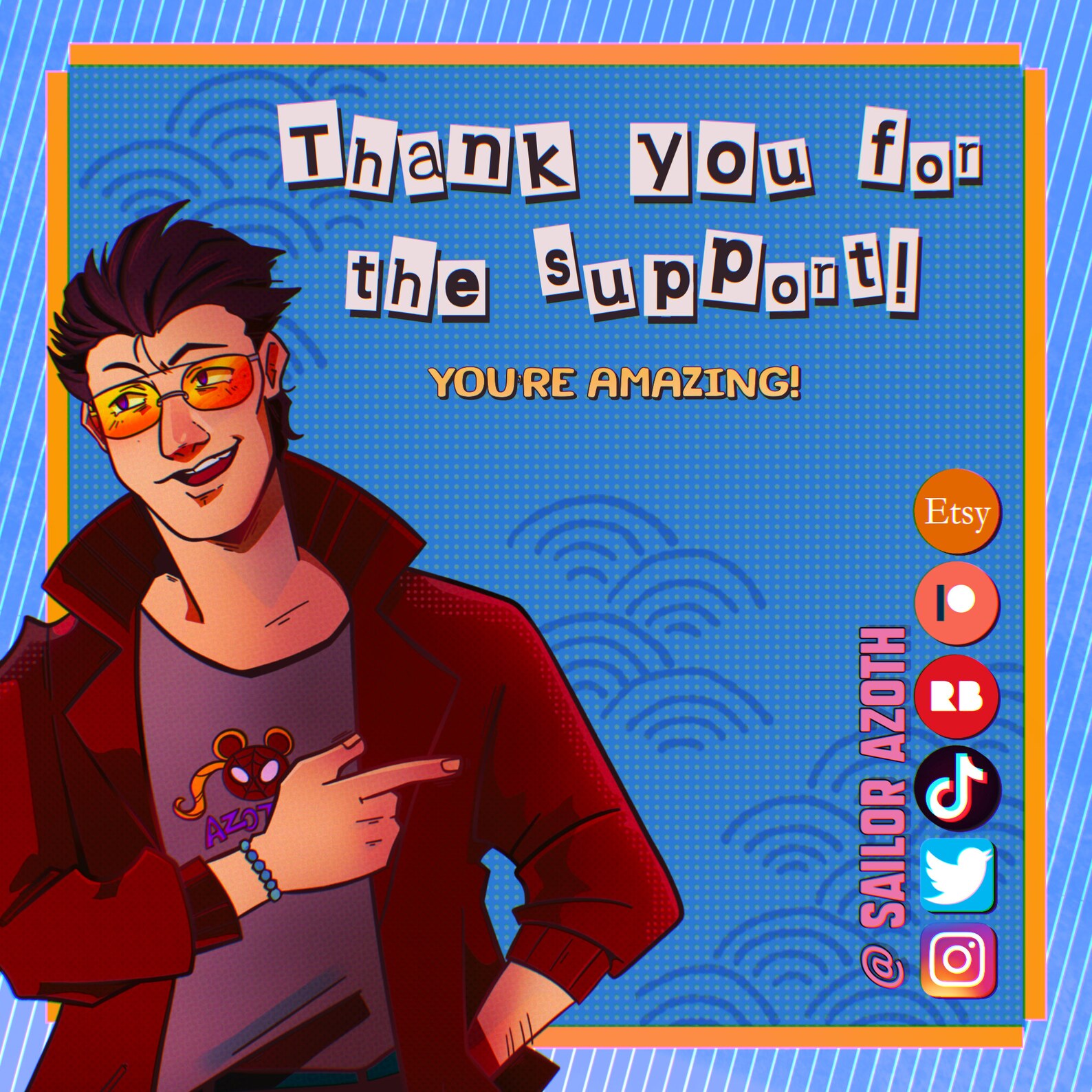 Lollipop Chainsaw Nick's Head Acrylic Charm Etsy