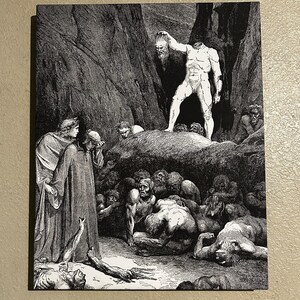 Dante’s Inferno canvas