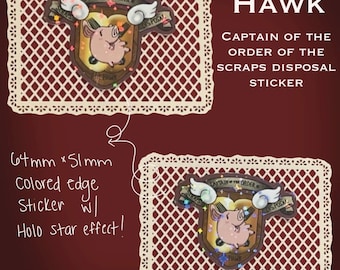 Los Siete Pecados Capitales: Pegatina del Halcón