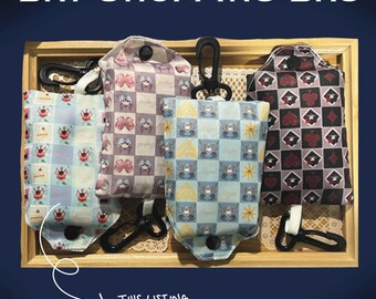 Bolsa de compras/bolsa de mano con forma de murciélago de fresa