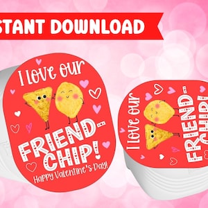 Etiquetas para papas fritas de San Valentín, papas fritas imprimibles para niños de San Valentín, papas fritas Pringles tamaño bocadillo, etiquetas para papas fritas de San Valentín para niños, etiquetas para papas fritas de San Valentín para la escuela