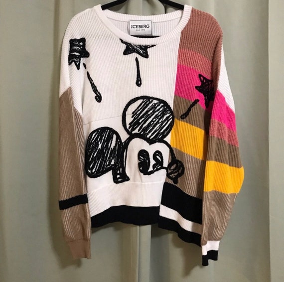 搬入設置サービス付 ICEBERG 1928 MICKEY RETROサマーニット稀少品