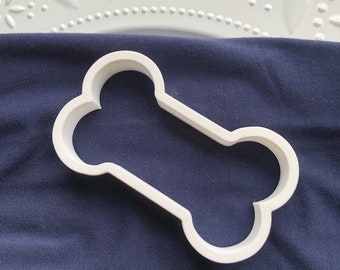 Dog bone cookie cutter,  dog bone treat cookie cutter, puppy biscuit cutter, dog bone clay cutter, play dough dog bone cutter