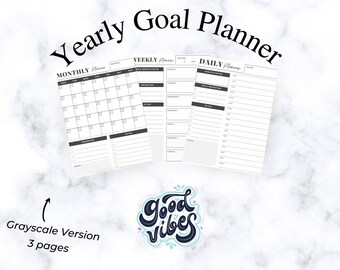 Daily, Weekly, Monthly Planner