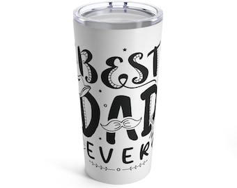 Regalo para papá, VASO PARA PAPÁ, El mejor papá de todos los tiempos, Regalo para el Día del Padre, Vaso para papá, Regalo del Día del Padre, Vaso del Día del Padre, Regalo para papá, 20 oz