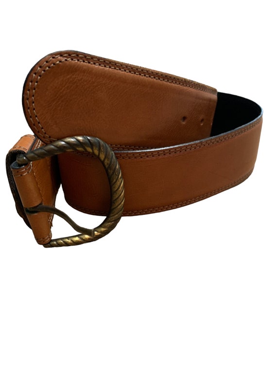 Vintage Axcess Genuine Leather Light Brown Belt