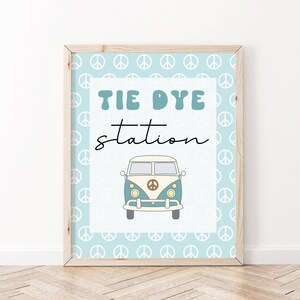 Groovy Birthday Party Sign | Party Favors Sign | Retro Birthday | First Birthday | Hippie Birthday | Printable Sign | A103