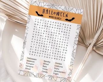 Halloween Word Search | Halloween Kid's Activity | Halloween Word Game | Halloween Word Puzzle | Word Search Game | Word Puzzle