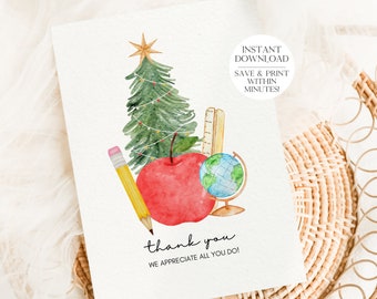 3 regali di ringraziamento per insegnanti, placca acrilica regalo di Natale per insegnanti per donne e uomini, regali di ringraziamento per insegnanti di fine anno, assistente per insegnanti