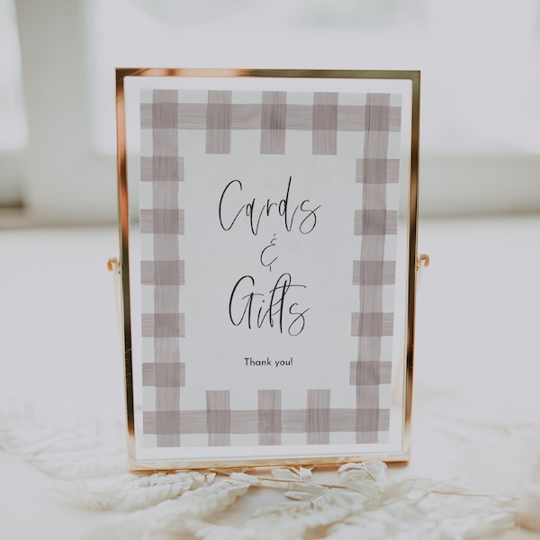 Kaarten en cadeaus Babyshowerbord | Beige pastel baby shower teken