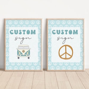 Groovy Birthday Sign | Retro Birthday | First Birthday | Hippie Birthday | Printable Sign | Groovy Decor | Daisy Birthday | A103