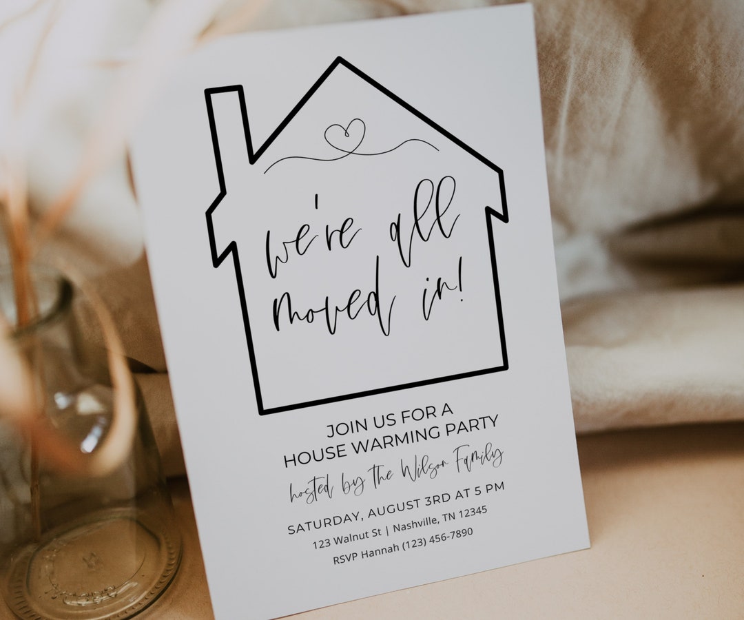 House Warming Invitation | Housewarming Invite | Housewarming Party ...