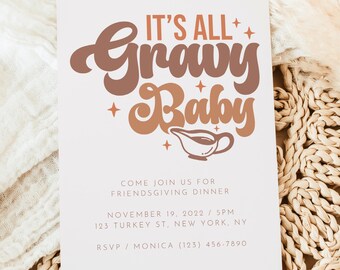 Friendsgiving Invite, Thanksgiving Invite, Friendsgiving, Thanksgiving Dinner, Friendsgiving Party, Friendsgiving Dinner, Thanksgiving Party