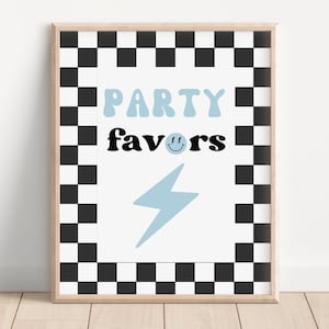 One Happy Dude Party Favors Sign | Instant Download