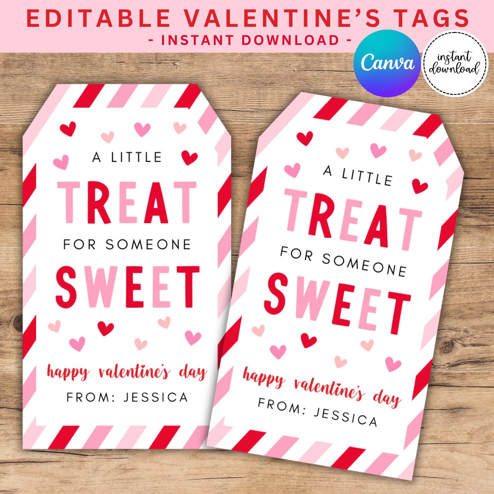 A Little Treat for Someone Sweet Valentine's Gift Tag, Valentines Day