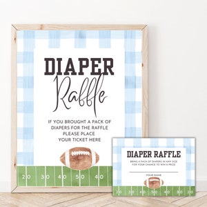 Fußball-Babyparty, Windel-Gewinnspiel, Sofort Download, Baby-Dusche, Windel-Los, Windel-Gewinnspiel, Baby-Dusche-Spiele, A148