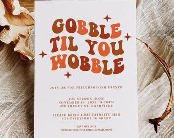 Friendsgiving Invite, Thanksgiving Invite, Friendsgiving, Thanksgiving Dinner, Friendsgiving Party, Friendsgiving Dinner, Thanksgiving Party