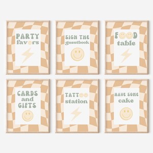 Sand One Happy Dude Party Signs Bundle, Instant Download, One Happy Dude Sign, Boy 1st Birthday, Smiley Face, Happy Dude Birthday, A140