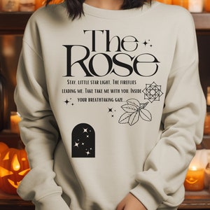 The Rose Sweatshirt Kpop Gift Unisex Blackrose Merch Woosung Dojoon Jaehyeong Hajoon Gift Rosarium Once Upon a WRLD Red Lyrics