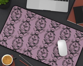 Spooky Nurse Squad Desk Mat | Goth Nurse Desk Pad | Alt Medical Office Decor | Creepy Nurse Gaming Setup | Night Shift RN Gift | Alt Desk