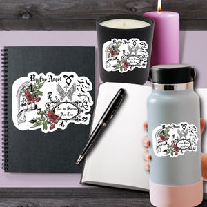 Shadowhunters Sticker | Mortal Instruments Decal | City of Bones Planner Sticker | Jace Clary Romantasy Angelic Rune Laptop Sticker