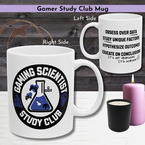 Gaming Mug Video Game Study Club Funny Gift Twitch