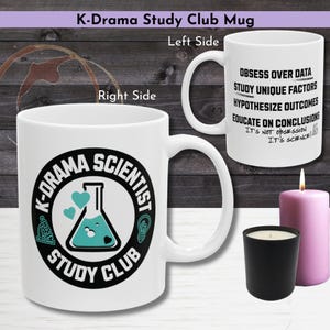 KDrama Mug Korean Drama Gift Study Club Funny Gift