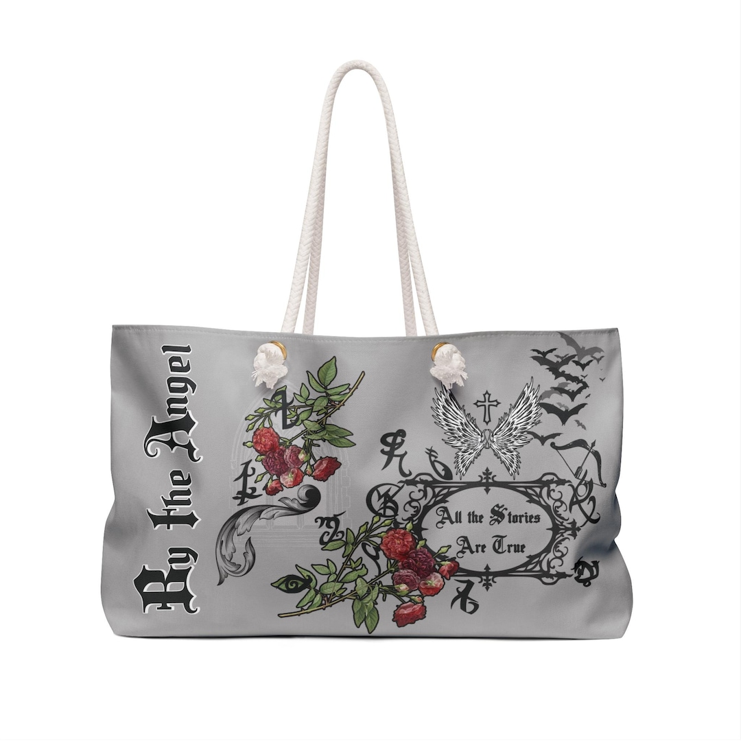 シャドウハンターズ ウィークエンダーバッグ モータルインストゥルメンツ キャリーオン トラベルギフトブックバッグ ロマンタシー ラバー ルーンバッグ  - Etsy 日本, image size:1080x1080