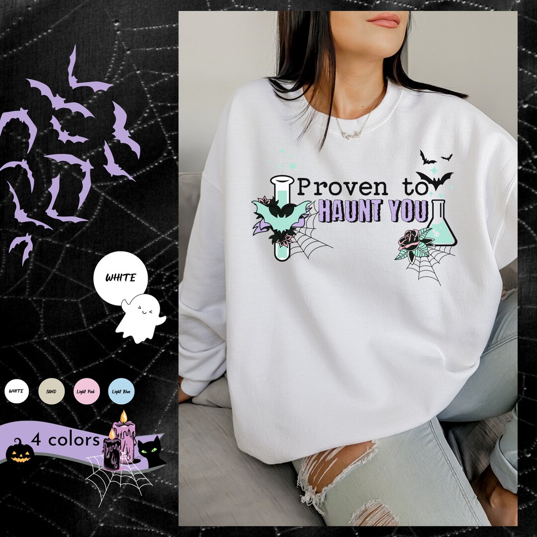Pastel Goth Sweatshirt Halloween Sweatshirt Creepy Cute Kawaii Street