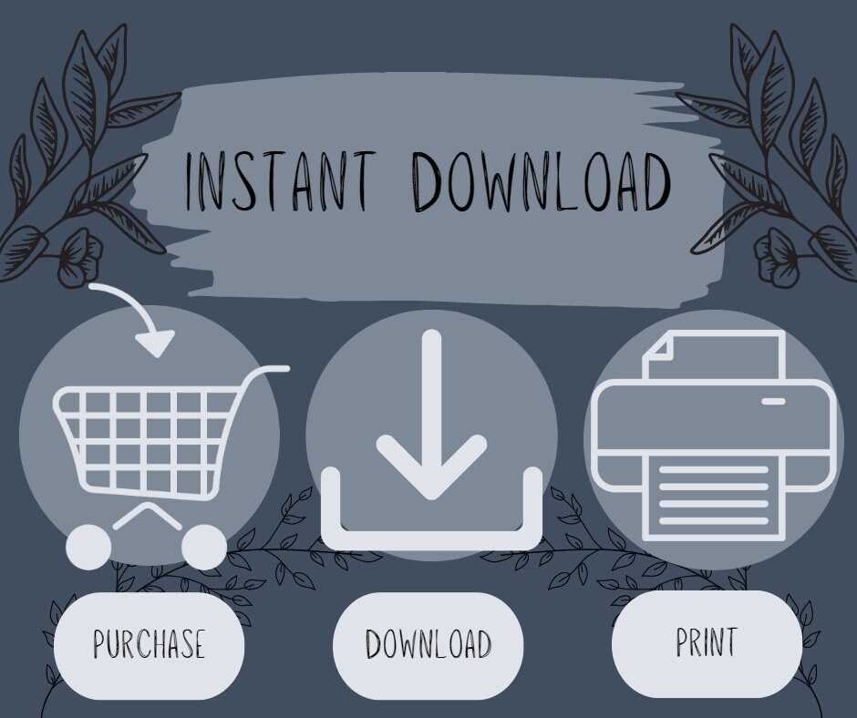 Printable Weekly Menu - Etsy